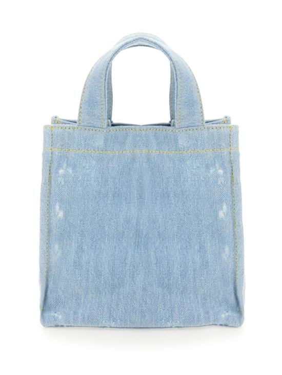 26FW 아크네 스튜디오 데님 로고 미니 토트백 C10169 228 AZURE - ACNE STUDIOS