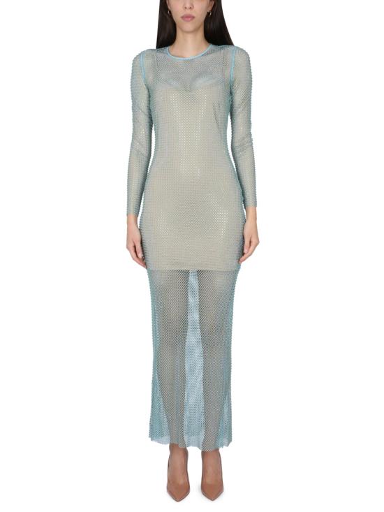  셀프 포트레이트 롱 원피스 SS23 150X GREEN