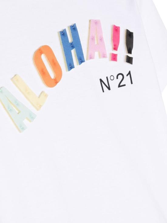  [키즈] 누메로벤투노 티셔츠 N21562K N01990N100 WHITE - N°21