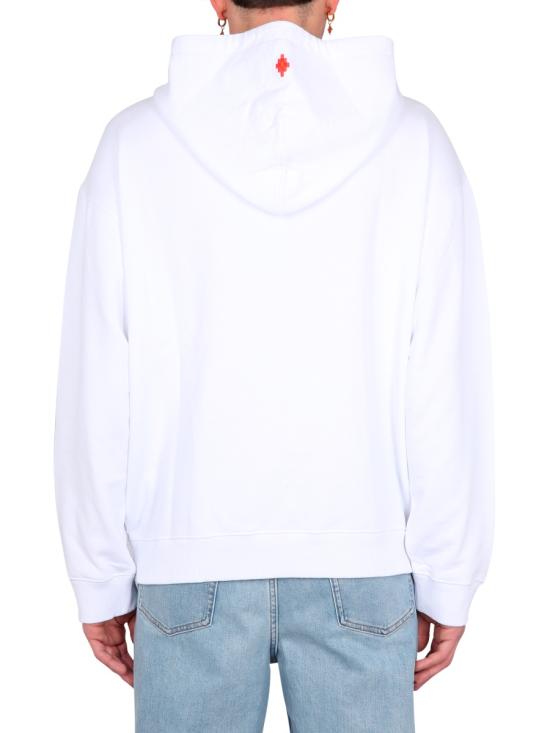  마르셀로 불론 긴팔 티셔츠 CMBB106 S23FLE0040184 WHITE - MARCELO BURLON