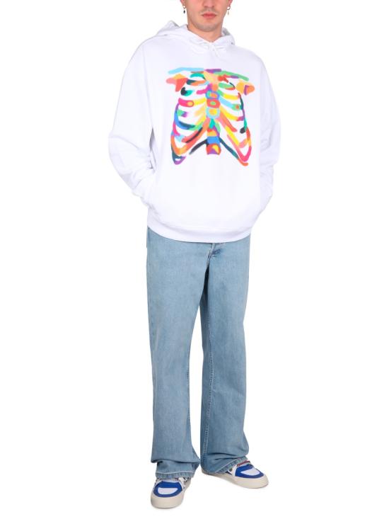  마르셀로 불론 긴팔 티셔츠 CMBB106 S23FLE0040184 WHITE - MARCELO BURLON