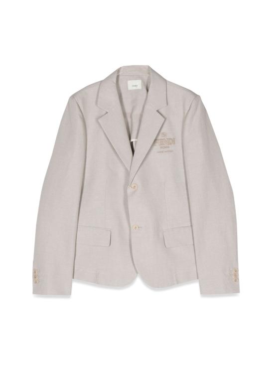 26SS [키즈] 펜디 자켓 JMA282K AMI4F0QB9 BEIGE