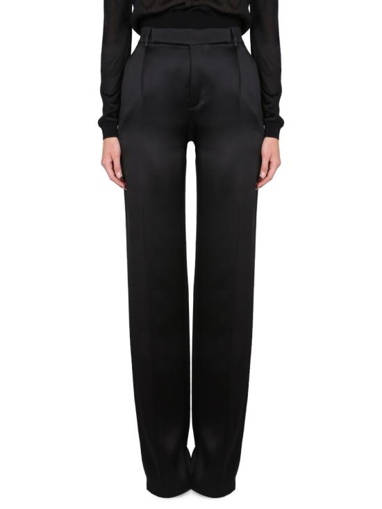 26FW 생로랑 스트레이트 팬츠 736713 Y013G1000 BLACK