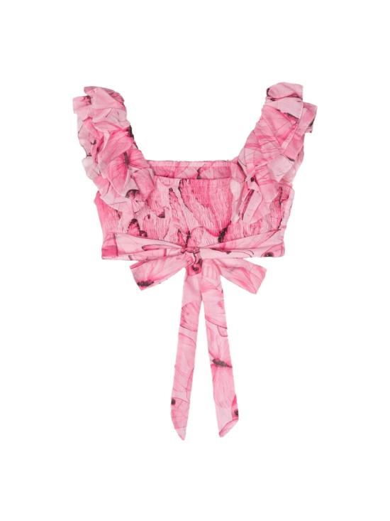  [키즈] 미스블루마린 탑 IA3077K T2523Q9214 PINK - MISS BLUMARINE