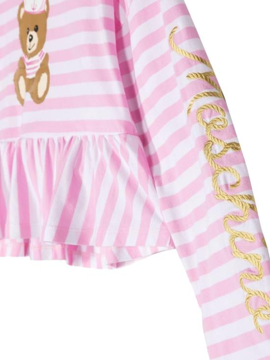  [키즈] 모스키노 티셔츠 HDO00GK LBE0584516 MULTICOLOUR - MOSCHINO