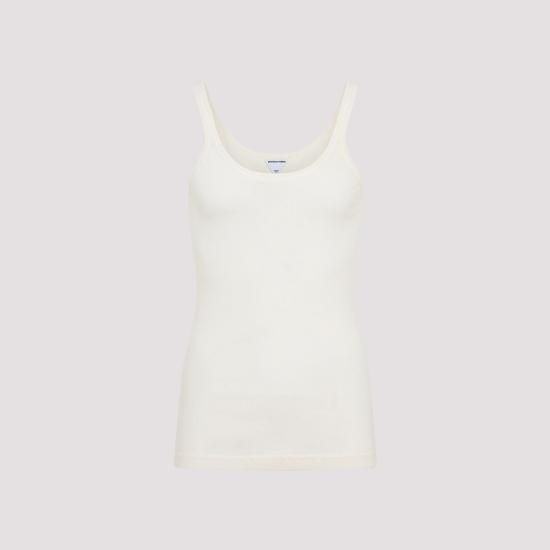 26SS 보테가베네타 민소매 티셔츠 740415 V2R709071 WHITE - BOTTEGA VENETA