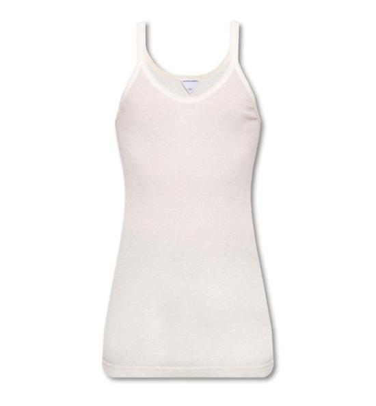 26SS 보테가베네타 민소매 티셔츠 740415 V2R709071 WHITE