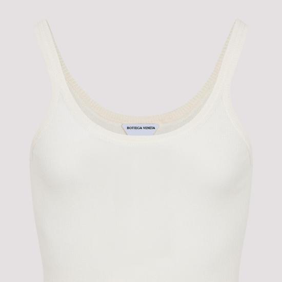 26SS 보테가베네타 민소매 티셔츠 740415 V2R709071 WHITE - BOTTEGA VENETA