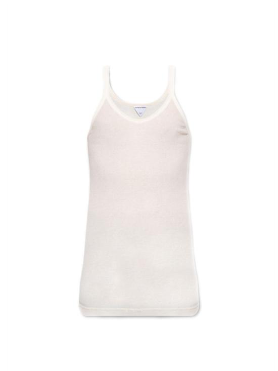 26SS 보테가베네타 민소매 티셔츠 740415 V2R709071 WHITE