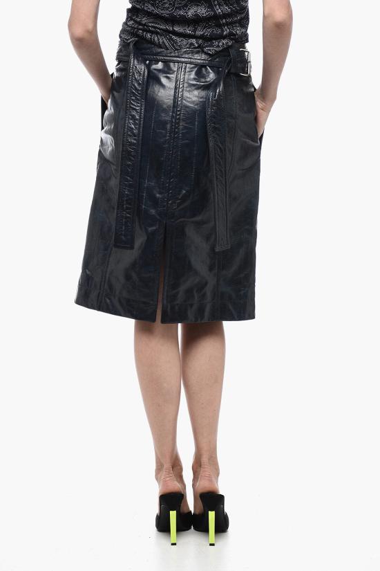 26SS 보테가베네타 미디 스커트 743739 V2QS04217 BLUE - BOTTEGA VENETA