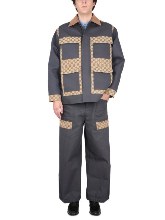 26FW 구찌 GG 코튼 캔버스 팬츠 742596 XDCEY1168 MULTICOLOUR - GUCCI