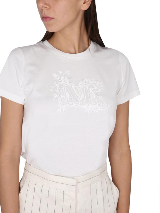 막스마라 반팔 티셔츠 2319410132600 113016 WHITE - MAX MARA