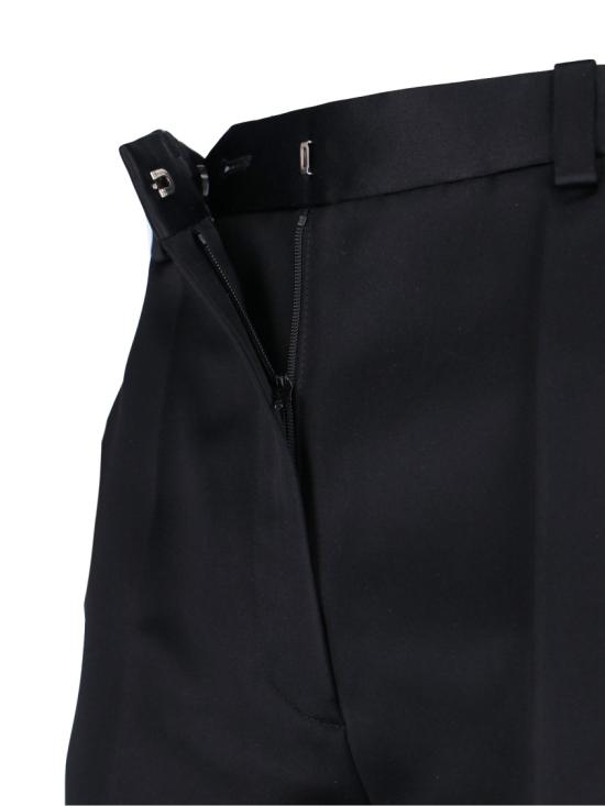 25SS 로로피아나 스트레이트 팬츠 FAP13188000 Black - LORO PIANA