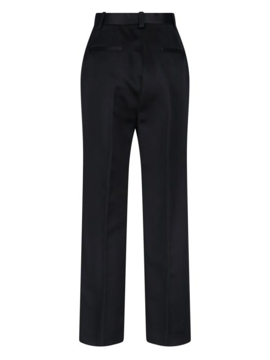 25SS 로로피아나 스트레이트 팬츠 FAP13188000 Black - LORO PIANA