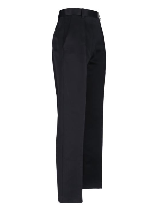 25SS 로로피아나 스트레이트 팬츠 FAP13188000 Black - LORO PIANA