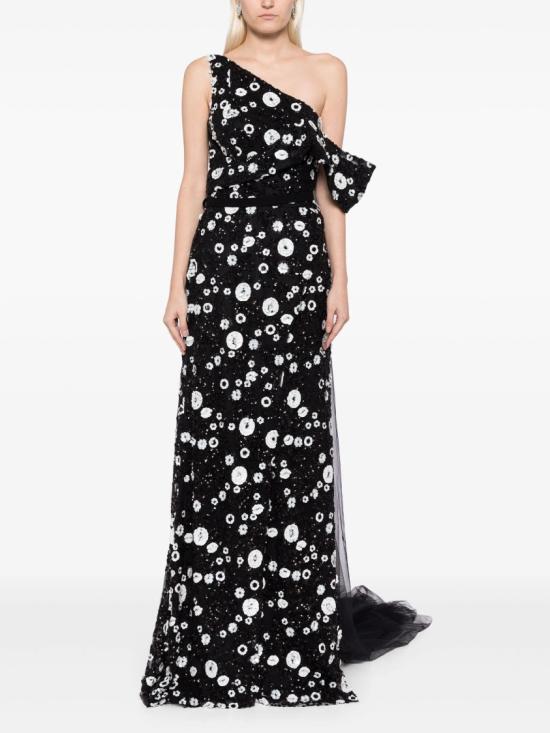  사이드 코베이시 롱 원피스 얇은 명주 드레스, 봉투 치마 - SAIID KOBEISY