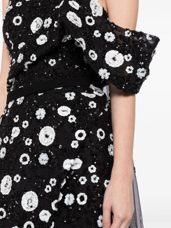  사이드 코베이시 롱 원피스 얇은 명주 드레스, 봉투 치마 - SAIID KOBEISY