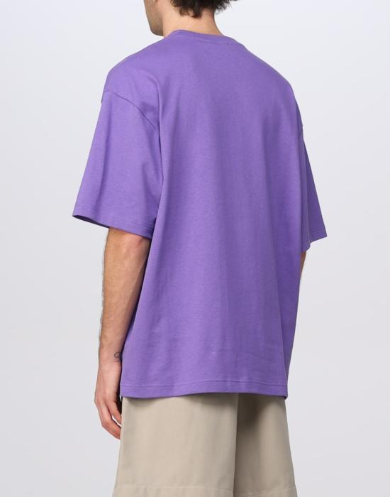25SS 아크네 스튜디오 반팔 티셔츠 CL0184BRG104 Purple - ACNE STUDIOS