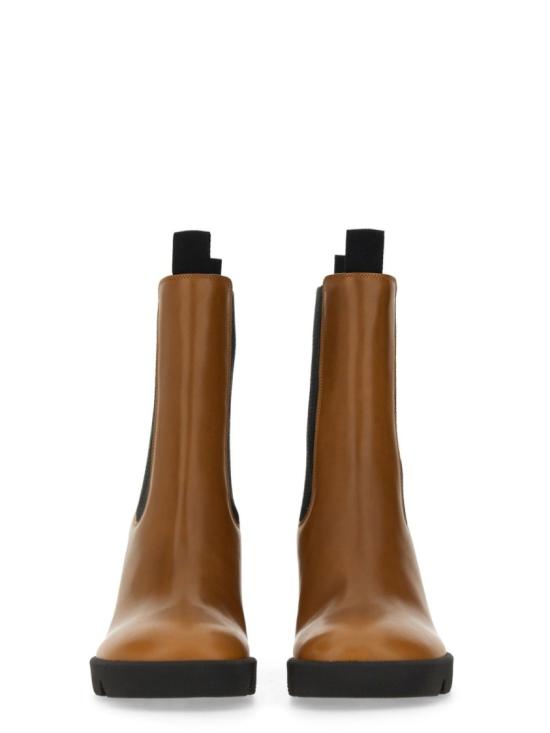  버버리 레더 첼시 부츠 8092583 B8630 Brown - BURBERRY