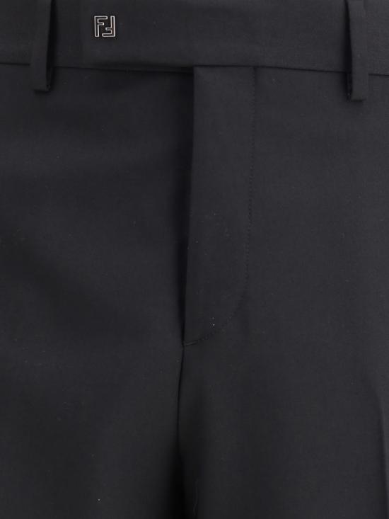 25FW 펜디 스트레이트 팬츠 FB1089AU60 F0QA1 BLACK - FENDI