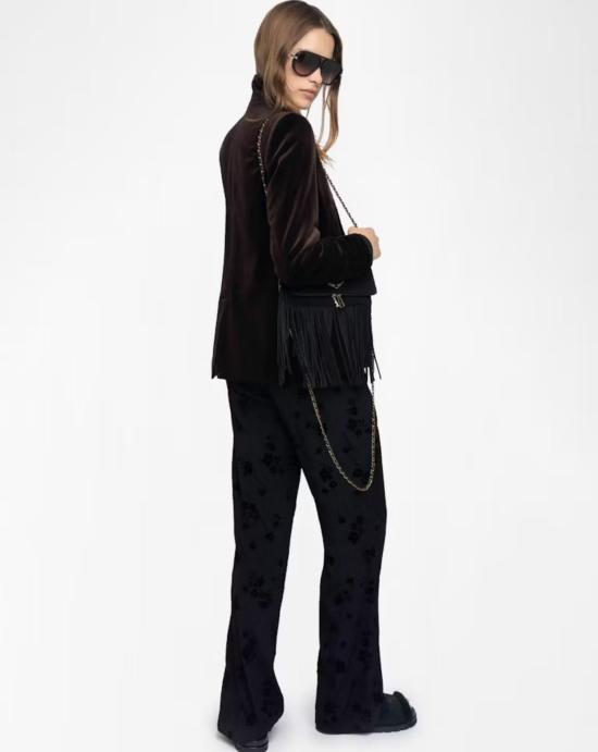 25FW 자딕앤볼테르 스트레이트 팬츠 WWPA01877 011 Black - ZADIG & VOLTAIRE
