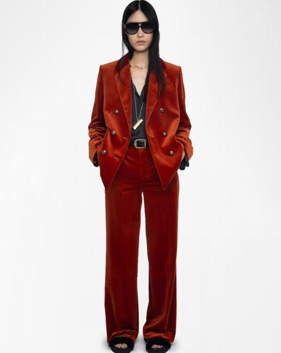 25FW 자딕앤볼테르 팬츠 WWPA01868 212 Burn - ZADIG & VOLTAIRE