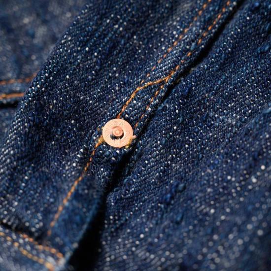  스튜디오 다치산 데님 자켓 Studio D'artisan D4603 "Sou Ai" 15oz 트윈 인디고 셀비지 데님 타입 II 재킷 - STUDIO D'ARTISAN