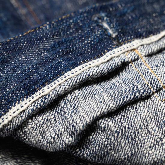  스튜디오 다치산 데님 자켓 Studio D'artisan D4603 "Sou Ai" 15oz 트윈 인디고 셀비지 데님 타입 II 재킷 - STUDIO D'ARTISAN