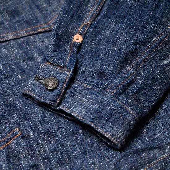  스튜디오 다치산 데님 자켓 Studio D'artisan D4603 "Sou Ai" 15oz 트윈 인디고 셀비지 데님 타입 II 재킷 - STUDIO D'ARTISAN