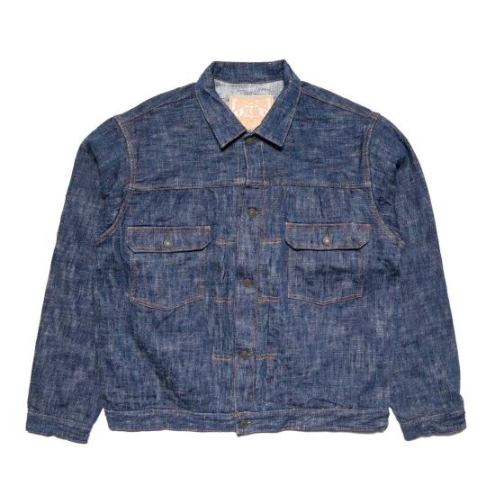  스튜디오 다치산 데님 자켓 Studio D'artisan D4603 "Sou Ai" 15oz 트윈 인디고 셀비지 데님 타입 II 재킷