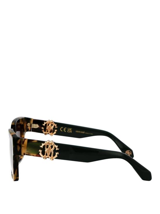 25FW 로베르토 카발리 선글라스 SRC040M0AGG Brown - ROBERTO CAVALLI