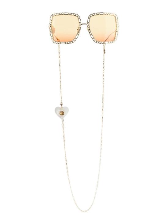  구찌 안경 681152I33308070 Gold - GUCCI