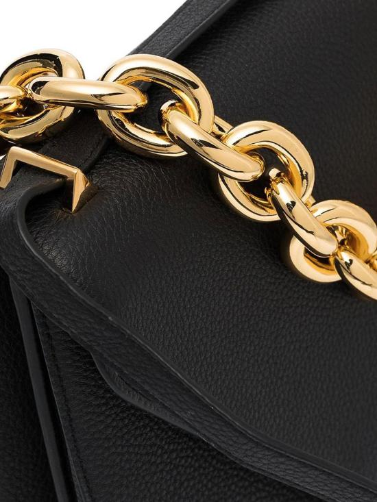  보테가베네타 스몰 레더 마운트백 667399V12M08425 Black - BOTTEGA VENETA