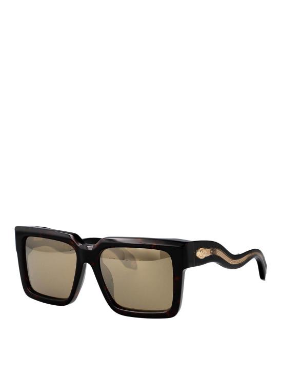 25FW 로베르토 카발리 선글라스 SRC055743G Brown - ROBERTO CAVALLI