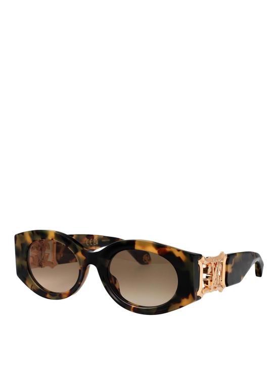 25FW 로베르토 카발리 선글라스 SRC0640AGG Brown - ROBERTO CAVALLI