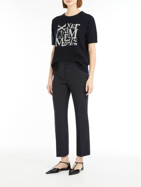  에스막스마라 스트레이트 팬츠 2519131121600000 Black - 'S MAX MARA