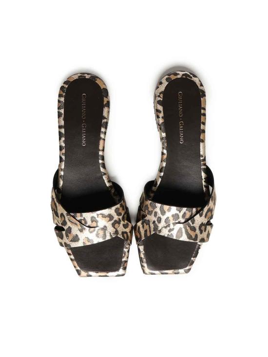 26SS 줄리아노 갈리아노 플랫 슈즈 MIRYAMLEOLAMPLAT Animal Print - GIULIANO GALIANO