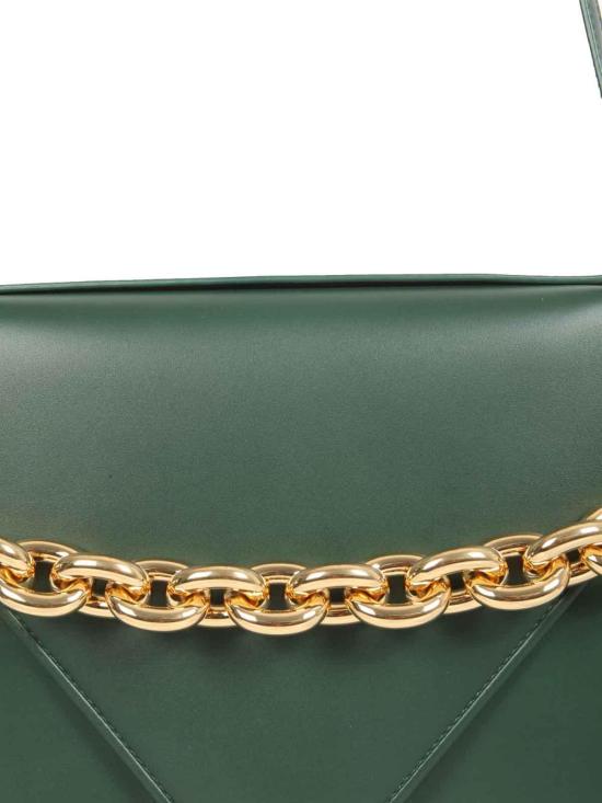  보테가베네타 레더 마운트백 667398V12J03035 Green - BOTTEGA VENETA