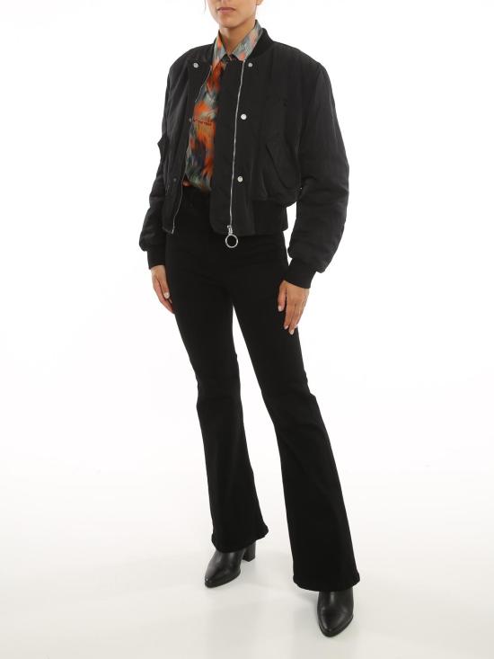  오프화이트 봄버 자켓 OWEH017F21FAB0011000 Black - OFF WHITE