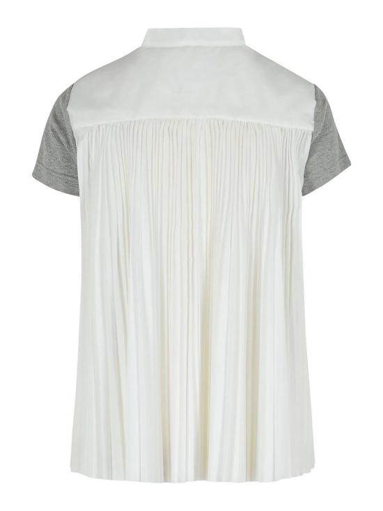  사카이 반팔 티셔츠 SCW238378 Grey - SACAI