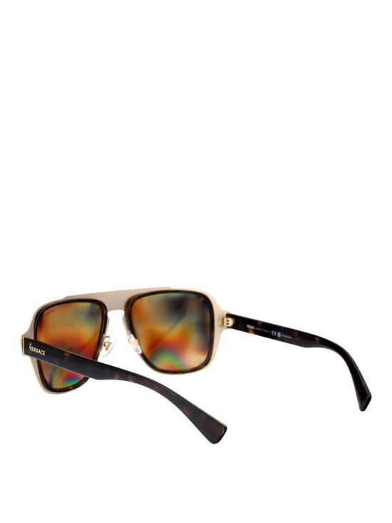 25FW 베르사체 선글라스 0VE21991252LA BROWN - VERSACE