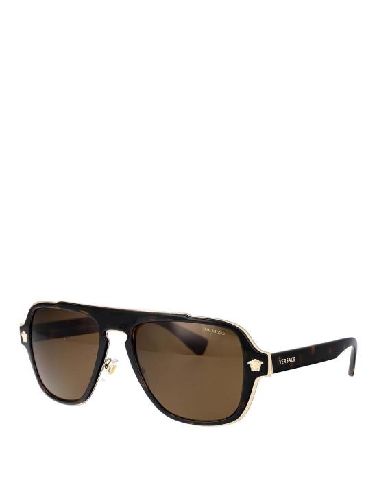 25FW 베르사체 선글라스 0VE21991252LA BROWN - VERSACE