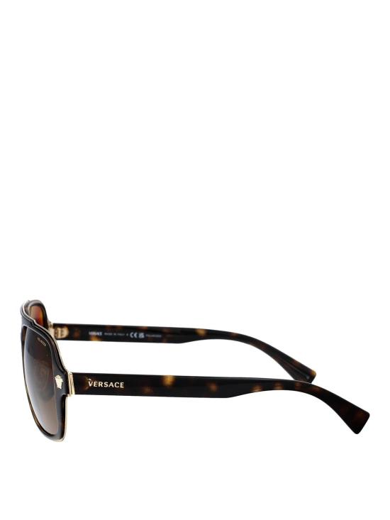 25FW 베르사체 선글라스 0VE21991252LA BROWN - VERSACE