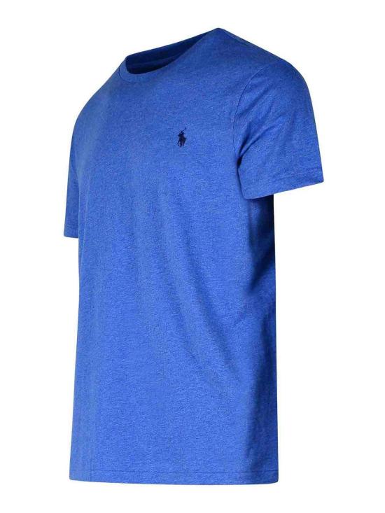  폴로 랄프로렌 포니로고 자수 반팔 티셔츠 710671438393 Blue - POLO RALPH LAUREN