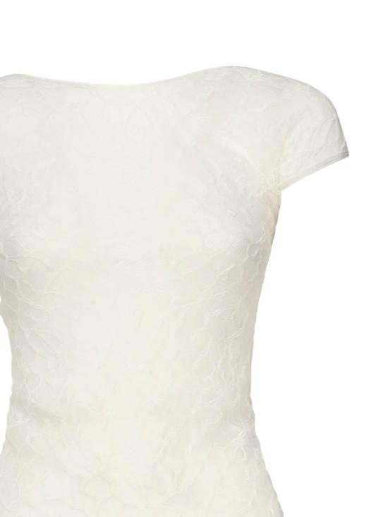  핑코 민소매 티셔츠 1052282M5Z14 Cream - PINKO