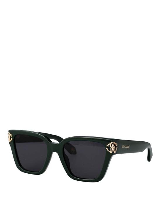 25FW 로베르토 카발리 선글라스 SRC066M0D80 Green - ROBERTO CAVALLI