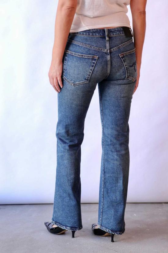  알13 데님 팬츠 R13 조안 킥 플레어 진 - R13