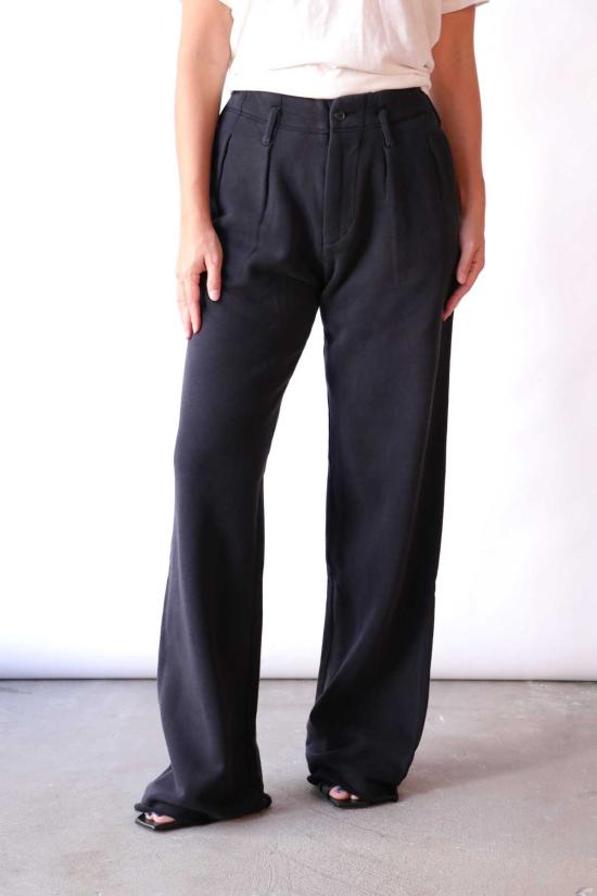  알13 스트레이트 팬츠 R13 더블 플리츠 스웨트팬츠 - R13