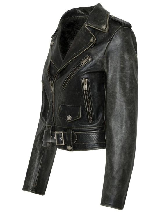 26SS 골든구스 바이커 자켓 GWP00848 P00064790100 Black - GOLDEN GOOSE