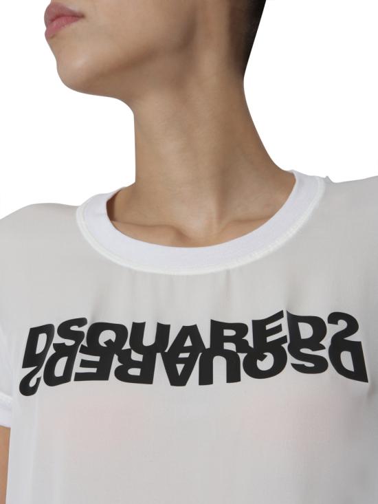  디스퀘어드2 반팔 티셔츠 S75NC0917 S52626101 WHITE - DSQUARED2